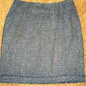 Andrea Viccaro Tweed Mini Skirt -Gray -Size 10